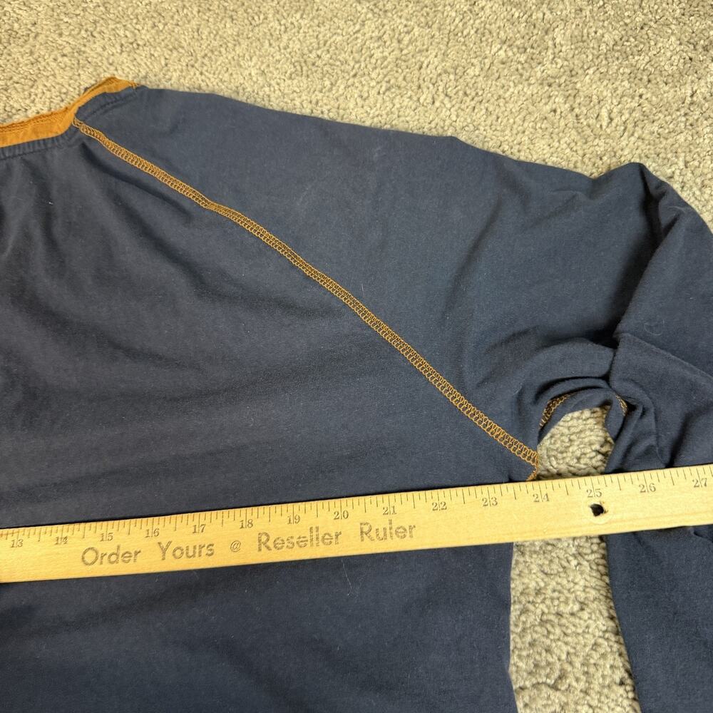 Legendary Whitetails Shirt Mens XL Blue Henley Long Sleeve Cotton Tagless - Picture 7 of 9